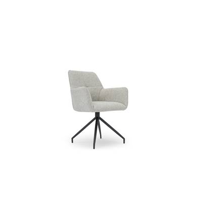 Olivier chaise de bureau gris dorian et noir