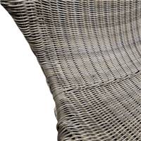 Fasillon fauteuil de jardin en resine tressée