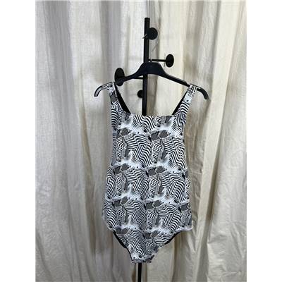 ARENA Maillot de bain blanc et noir - T50