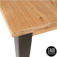 Manhattan table à manger en chêne et métal L200