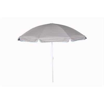 Dralon parasol en toile gris rayé multicolor ø170
