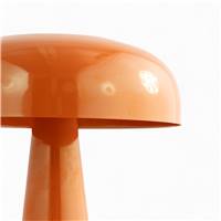 Ernest lampe champignon en métal orange