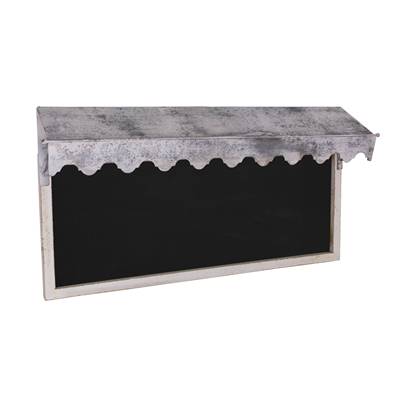 Tableau noir avec casquette zinc