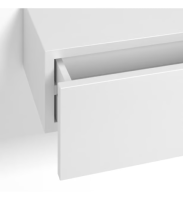 Pesver table de chevet tiroir blanche