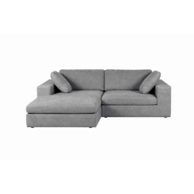 Wayne canapé 2-3 places réversibles en tissu gris foncé