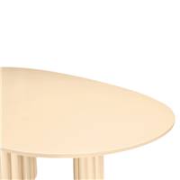 Juliette table à manger en bois beige glossy 6 personnes L180