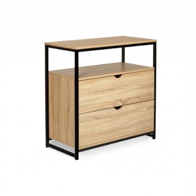 Misou commode 2 tiroirs et 1 étagère