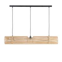 Jaffna suspension en corde de papier tressée 3 ampoules L100cm