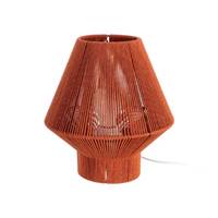 Razzo lampe de table en corde de papier orange H26cm
