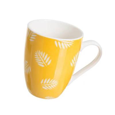 Tropic mug motifs jaune