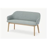 Erdee banc de table gris bleu et bois