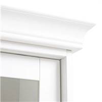 Roybosse vaisselier pin massif blanc