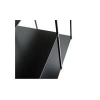 Tanako bibliothèque en métal noir