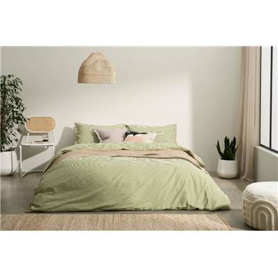 Souza parure de lit vert sauge 200x200