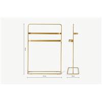 Rurick porte-serviette en laiton