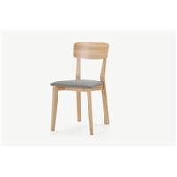Jenson chaise en chne et grise