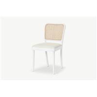 Raleigh chaise rotin et blanche