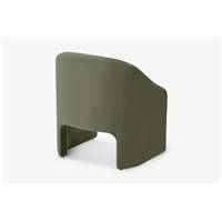 Shona chaise velours vert pistache