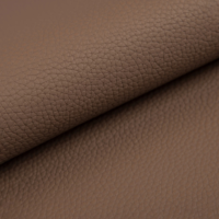 Cotton canapé d'angle gauche en cuir marron chocolat