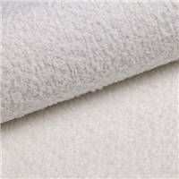 Cotton canapé d'angle gauche tissu bouclé blanc