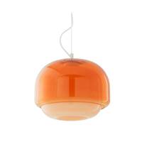 Aljabal abat-jour verre rose et orange