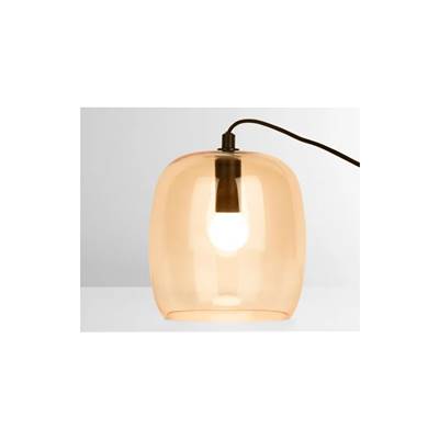 Meliss lampe de table verre doré rose