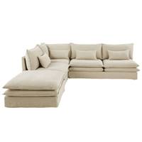 Rodier module canapé en lin beige