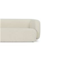Vico canapé 3 places en tissu bouclé avoine