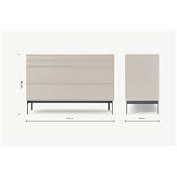 Donica commode écru chaud