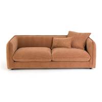 Calia canapé convertible tissu mélangé praline
