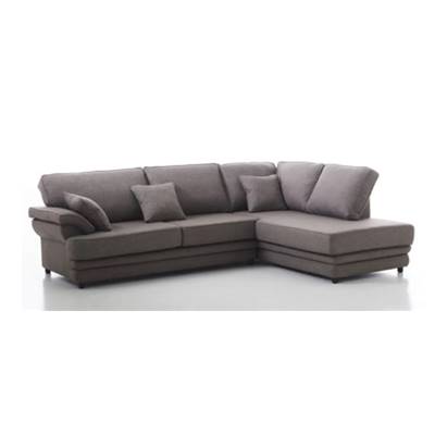 Castlenew canapé convertible d'angle gauche velours anthracite