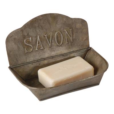 Porte savon zinc