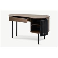 Zaragoza bureau noyer et noir charbon