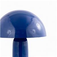 Savior lampe champignon en métal bleu foncé