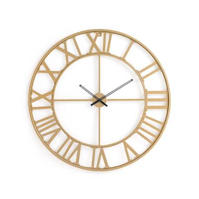 Ziva horloge métal laiton ø100