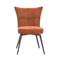 Ibiza chaise en tissu rouge