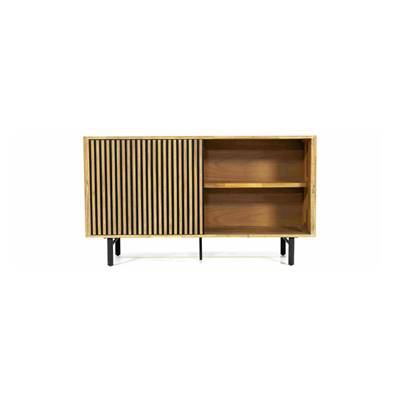 Ibiza buffet en acacia 2 portes coulissantes L160cm