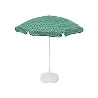 Bora parasol rayé vert et blanc ø170