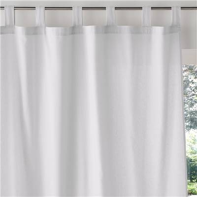 Nariosce rideau pattes pur coton blanc 180x135