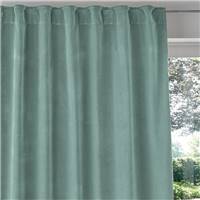 Indirida rideau velours finition pattes cachées céladon 260x135