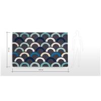 Loop tapis gris menthe 160x230