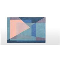 Pyramid tapis bleu bleuet 160x230