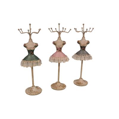 Set 3 mannequins porte bijoux