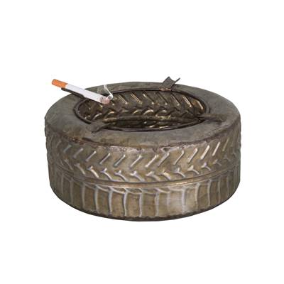 Cendrier Pneu zinc