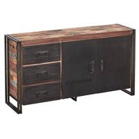 Nautical buffet bois de bateau recyclé L160cm