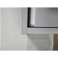 Elona table de chevet couleur gris clair et cuivre