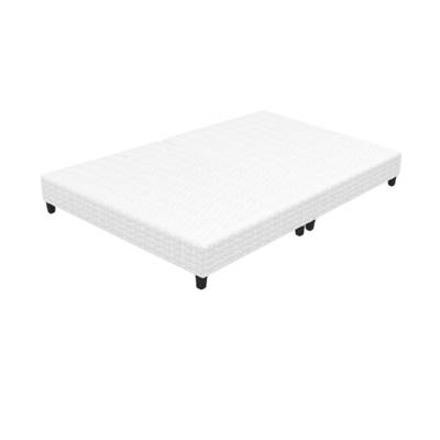 Adovli ensemble de 2 sommiers 80x200 tapissier premium à ressorts