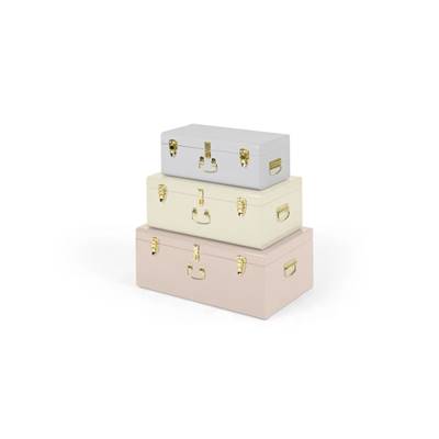 Gunner lot de 3 coffres nuances rose