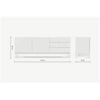 Marcell buffet blanc
