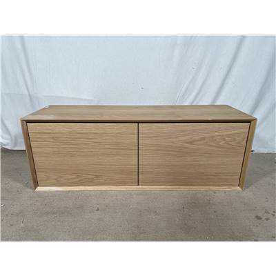 Kilby table basse bois de manguier teinté noir et verre fumé